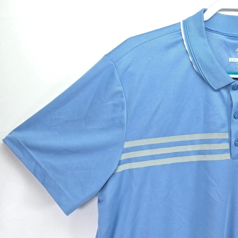 ADIDAS 3-Stripes Chest Golf Polo Men XL A324 Activewear Athleisure Normcore Gorp - Picture 8 of 15